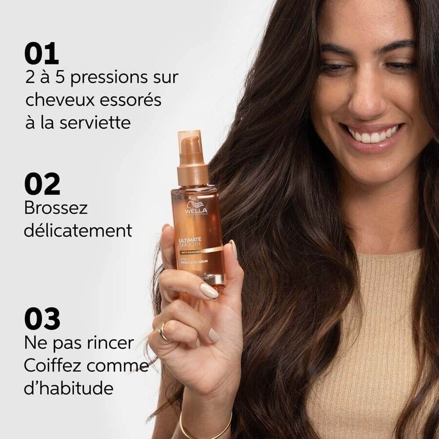 Wella Professionals Ultimate Smooth Miracle Oil Serum Dry, dull or frizzy hair 100 ml