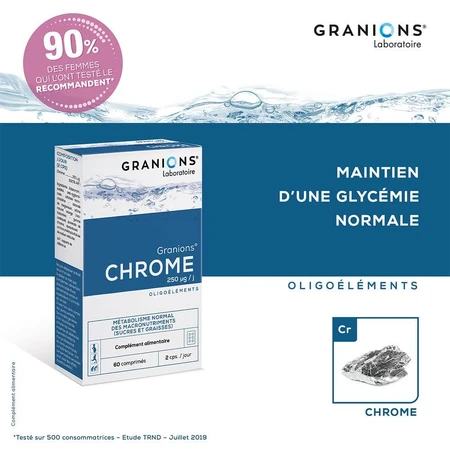 Graniones Cromo 250µg 60 comprimidos
