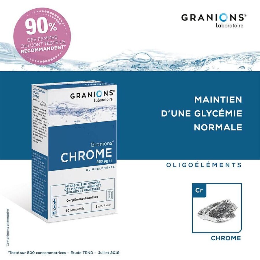 Granions Crom 250µg 60 comprimate