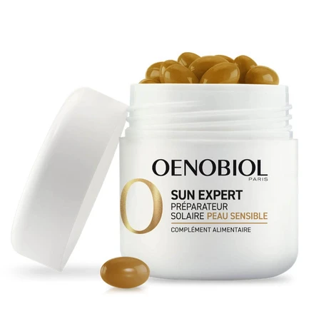 Oenobiol Zon Expert Zon Voorbereider Gevoelige Huid 2x30 Capsules