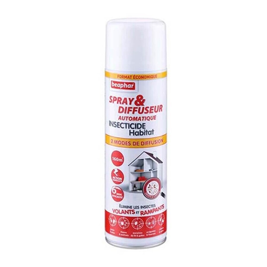 Beaphar Spray insetticida e diffusore automatico Habitat 500ml