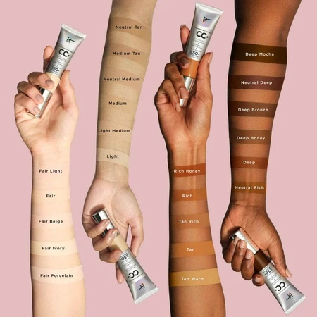 IT Cosmetics Your Skin But Better CC+ Tinting SPF50 CC Cream High Coverage Corrective Cream Pour all skin types 32ml