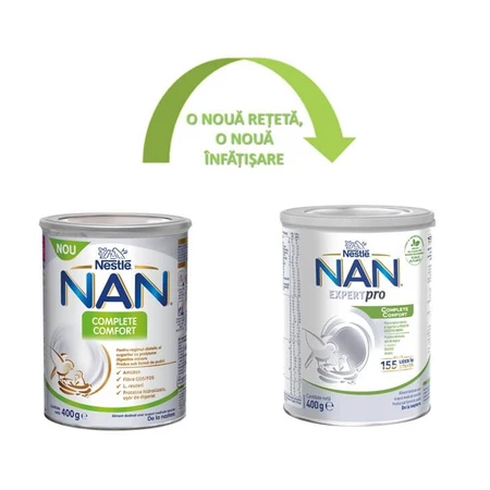 Nan Complete Comfort fórmula láctea, +0 meses, 400 g, Nestlé