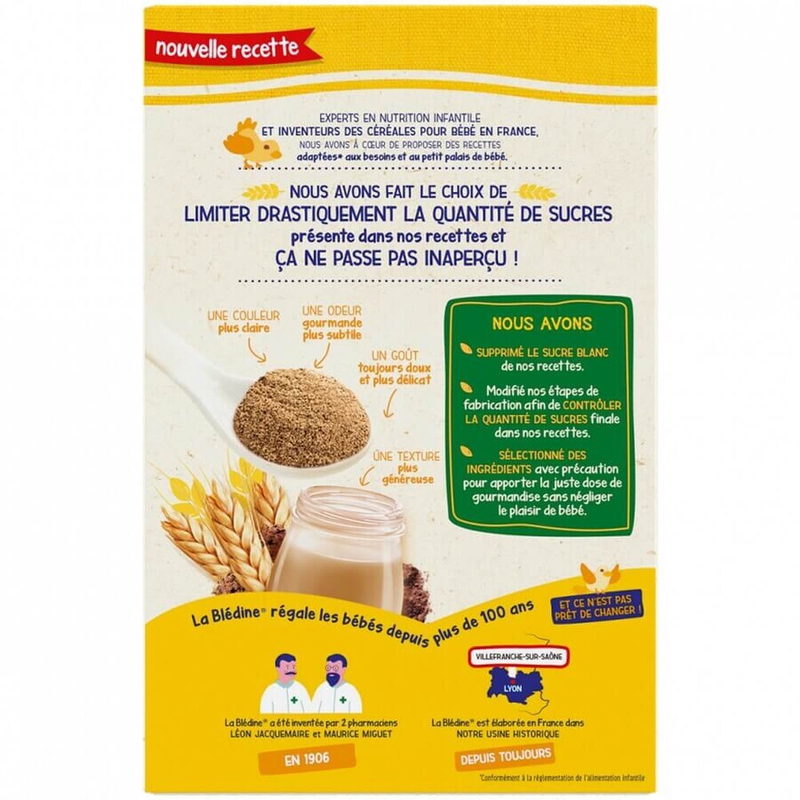 Blédine Blédine Cereal Powder Wheat and Cocoa 6 months+ 400g Blédine Blédine Cereal Powder Wheat and Cocoa 6 months+ 400g