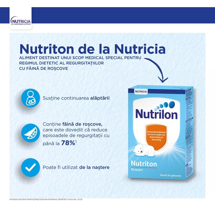 Formulǎ de lapte Nutrilon Instant, 135 g, Nutricia