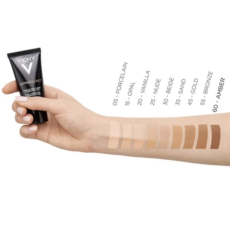 Vichy Dermablend Fond De Teint Fluide Correcteur Peaux Normales A Seches 30ml