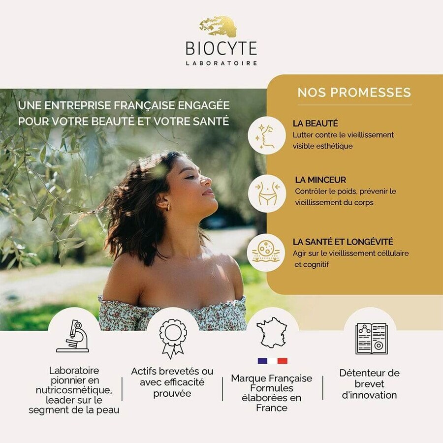 Biocyte Glow Rose Eclat & Radiance 60 gélules