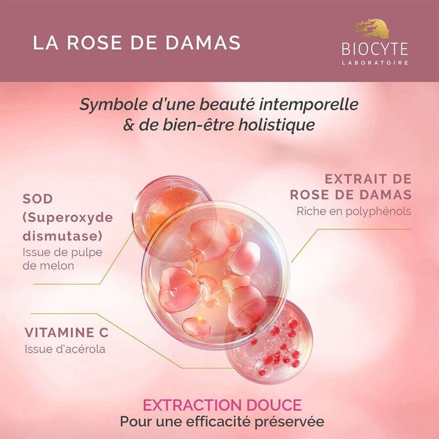 Biocyte Glow Rose Eclat & Radiance 60 gélules