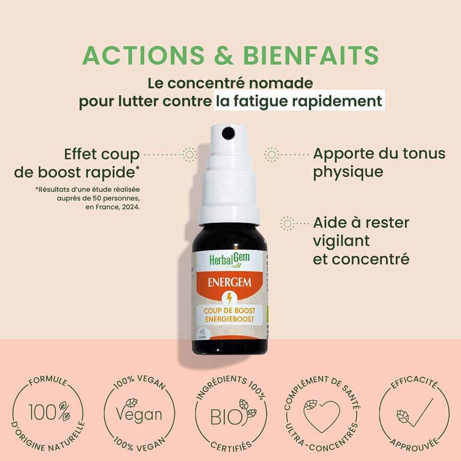 Herbalgem Complessi di gemmoterapia Energem Coup De Boost Spray Bio 15ml