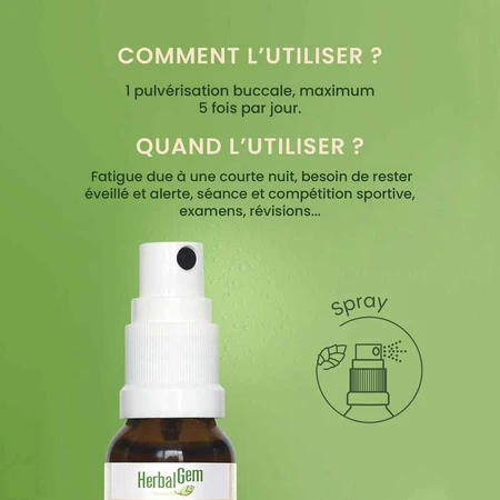 Herbalgem Gem Therapy Complexes Energem Coup De Boost Spray Bio 15ml