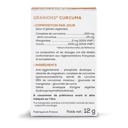 Korrels Curcuma 30 Gelule