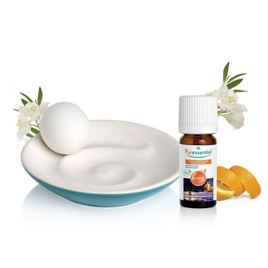 Puressentiel Oli essenziali Coffret Diffuseur SPIRULO Capillarité + Mini Diff Cocooning