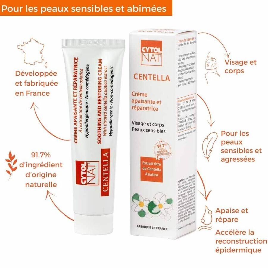 Cytolnat Centella Crema Riparazione Lenitiva 100ml