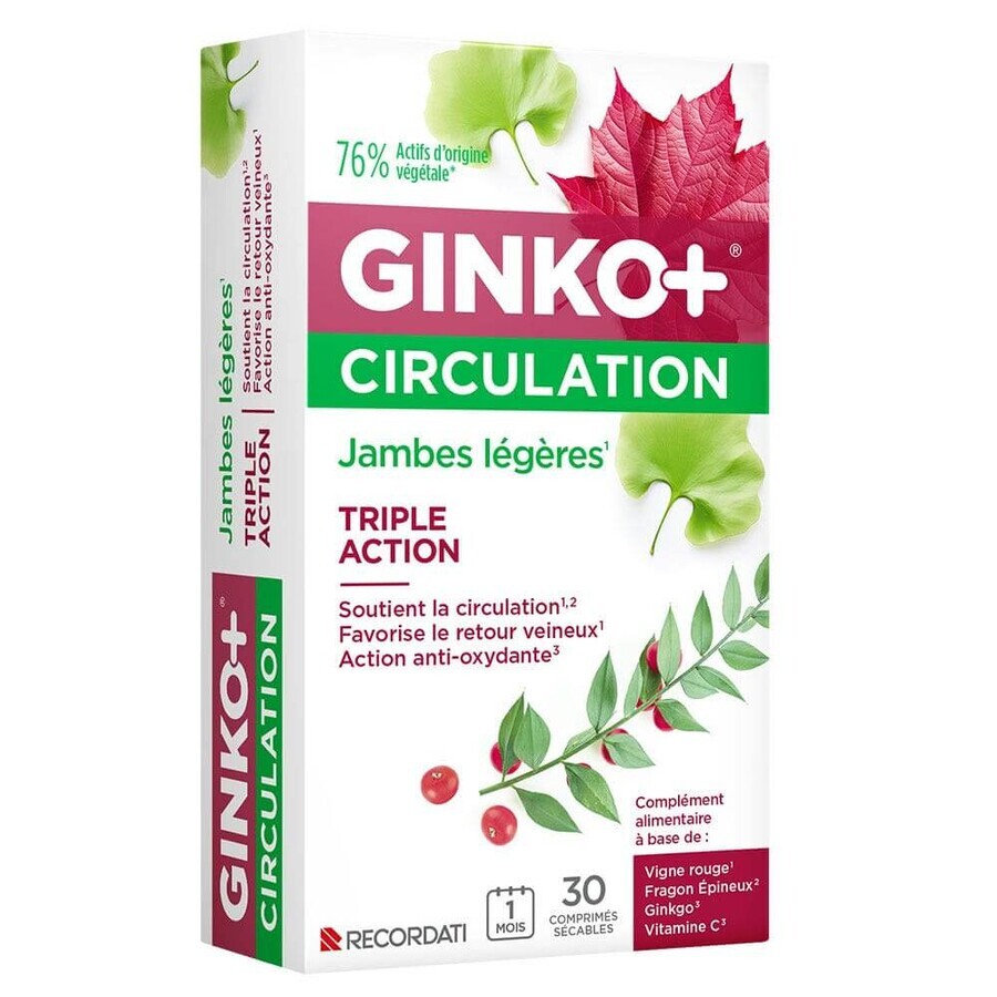 Ginko+ Gambe Leggere per la Circolazione 30 compresse