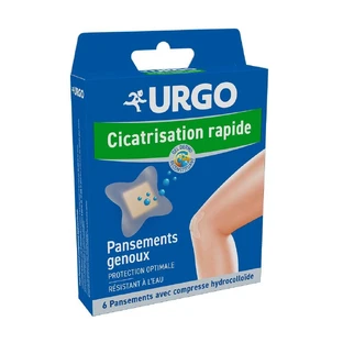 Urgo 6 Apósitos de cicatrización rápida para rodillas