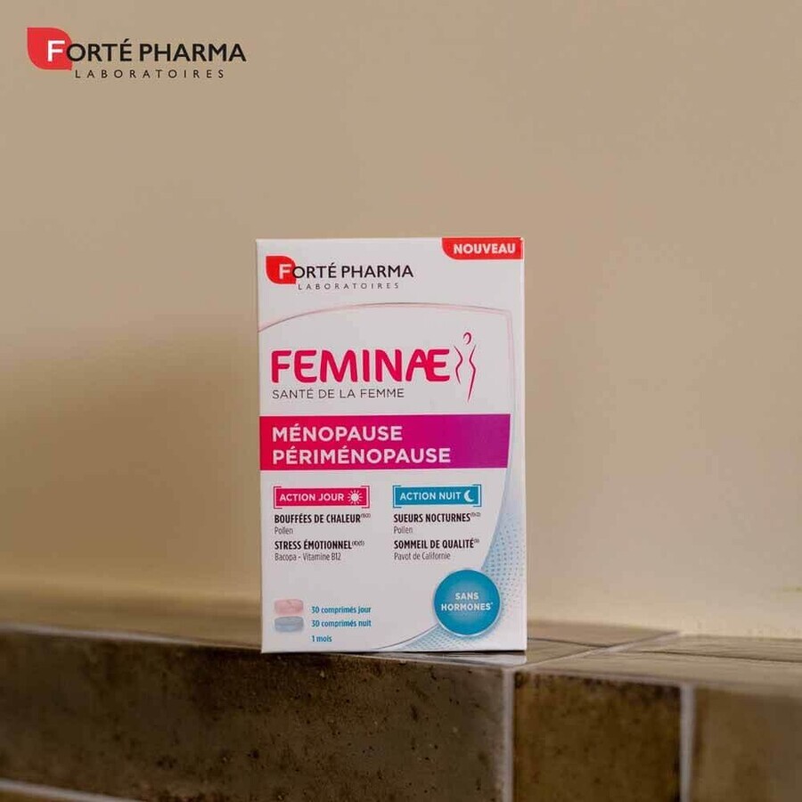 Forté Pharma Féminae Ménopause Périménopause Senza ormoni 60 compresse Forté Pharma Féminae Ménopause Périménopause Senza ormoni 60 compresse