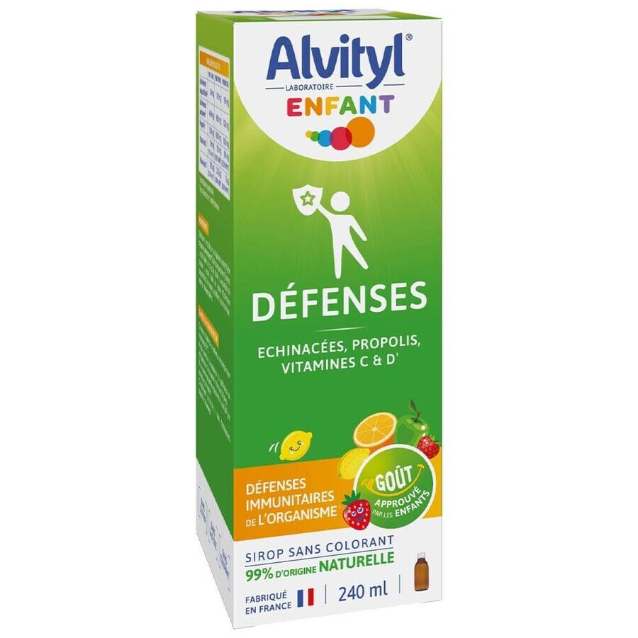 Alvityl Kinderbescherming Sirop Jicht Tutti Frutti 240ml