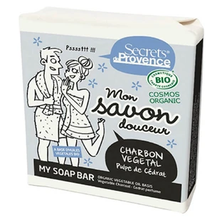 Secrets de Provence Houtskoolzeep met Cedergeur 100g
