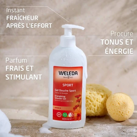 Weleda Arnica Douchegel Sport Pour tous les skins 400 ml