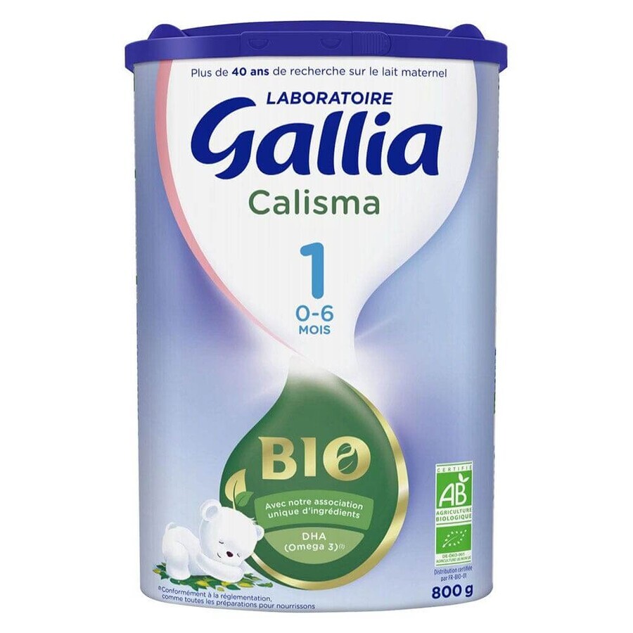 Gallia Calisma 1 Bio-Milchpulver 0-6 Monate 800g