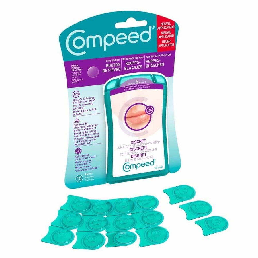 Compeed tiritas para el herpes labial 15