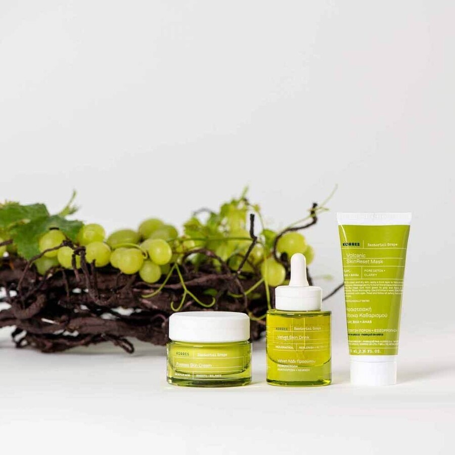 Korres Santorini Grapes Volcanic Resurface Mask 70 ml Korres Santorini Grapes Volcanic Resurface Mask 70 ml