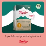 Leche en polvo Bio 1, +0 meses, 600 gr, Topfer
