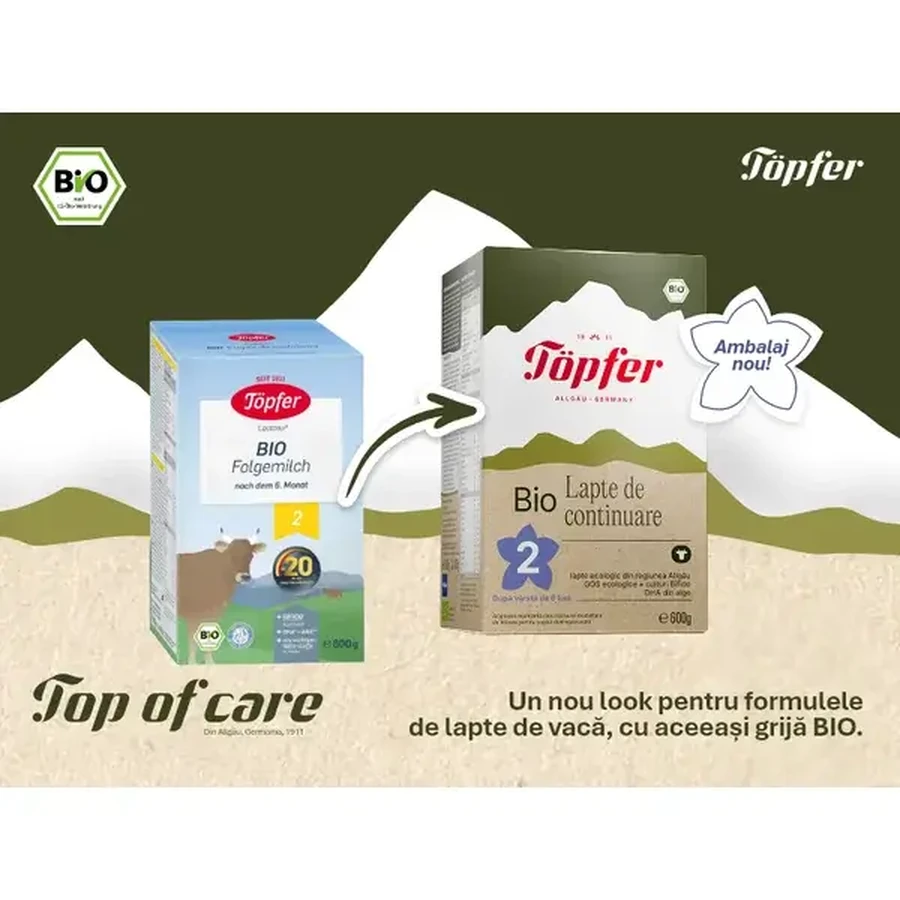 Bio 2 Lactana melkpoeder, +6 maanden, 600 gr, Topfer