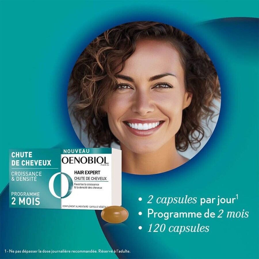 Oenobiol Hair Expert Hair Loss 2x60 Tablets