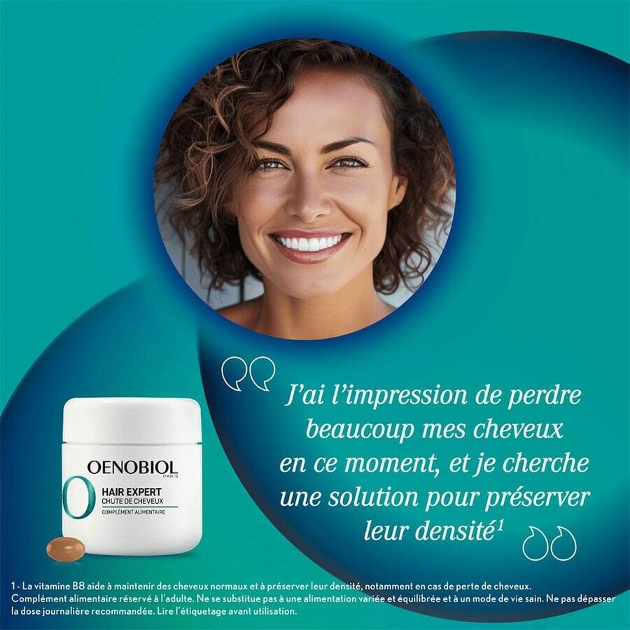 Oenobiol Hair Expert Hair Loss 2x60 Tablets