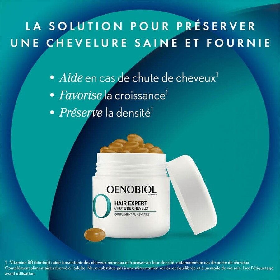 Oenobiol Hair Expert Hair Loss 2x60 Tablets