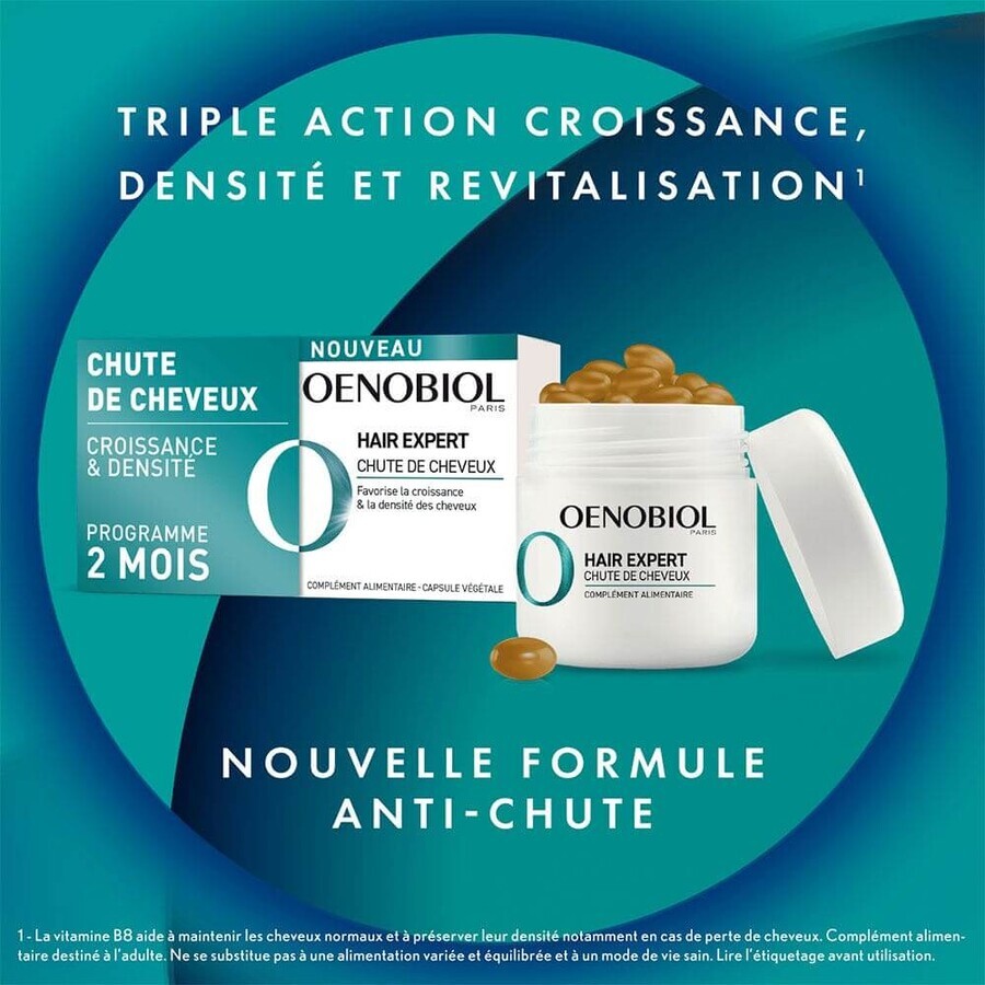 Oenobiol Hair Expert Hair Loss 2x60 Tablets