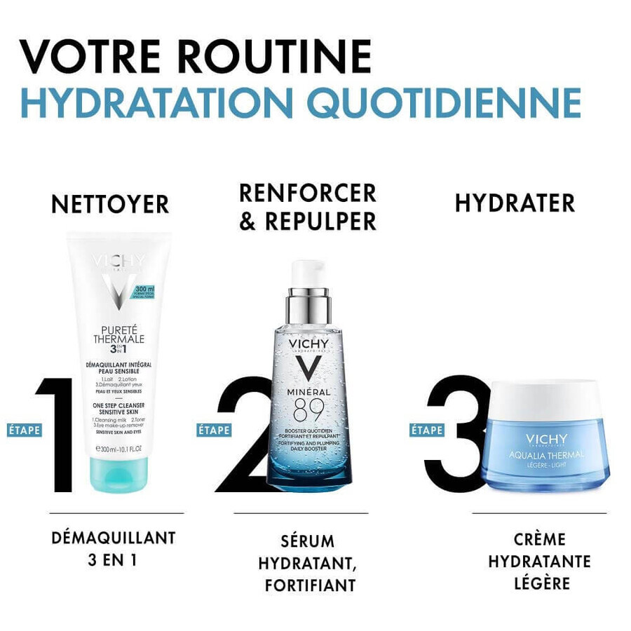 Vichy Mineral 89 Booster quotidiano fortificante e rimpolpante con Acido ialuronico 50ml Vichy Mineral 89 Booster quotidiano fortificante e rimpolpante con Acido ialuronico 50ml