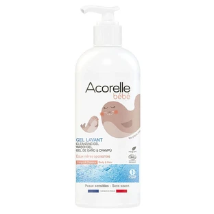 Acorelle Soin Bebe Gel Lavant Corps & Cheveux Bio 500ml