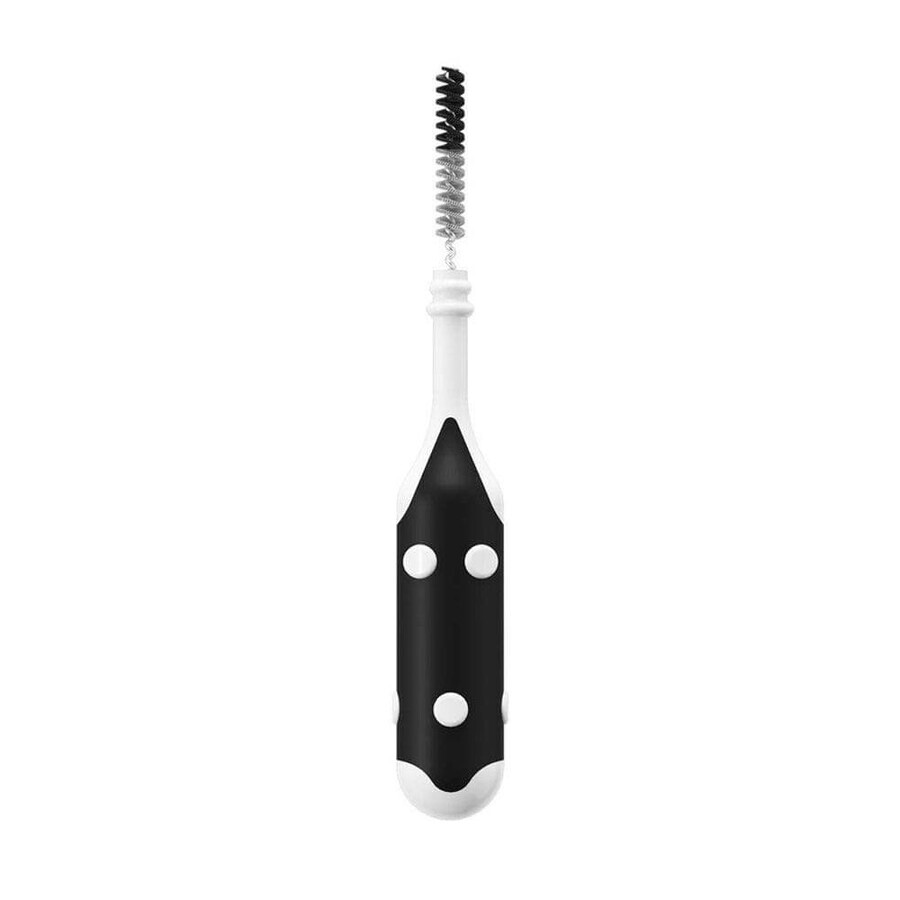 Inava Recambios de cepillo de dientes 0,6 mm negro x4