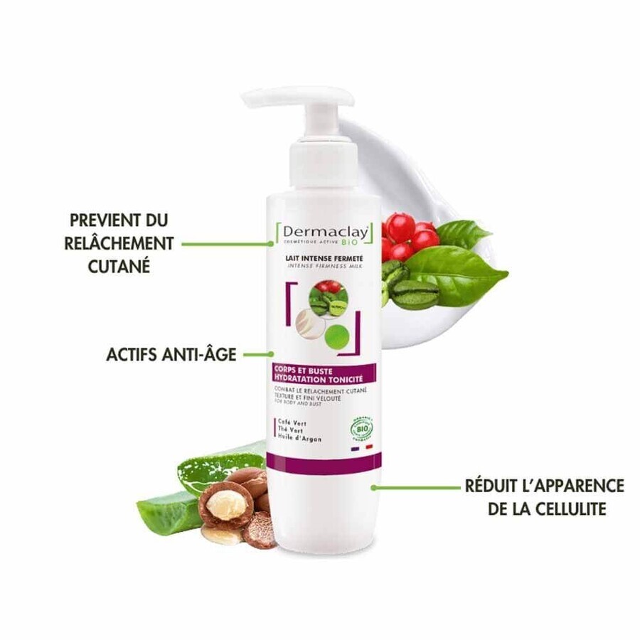 Dermaclay Lait Intense Fermete Corps Et Buste Bio 200ml Dermaclay Lait Intense Fermete Corps Et Buste Bio 200ml