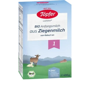 Geitenmelkpoeder formule 1 Bio Lactana, 400 g, Topfer