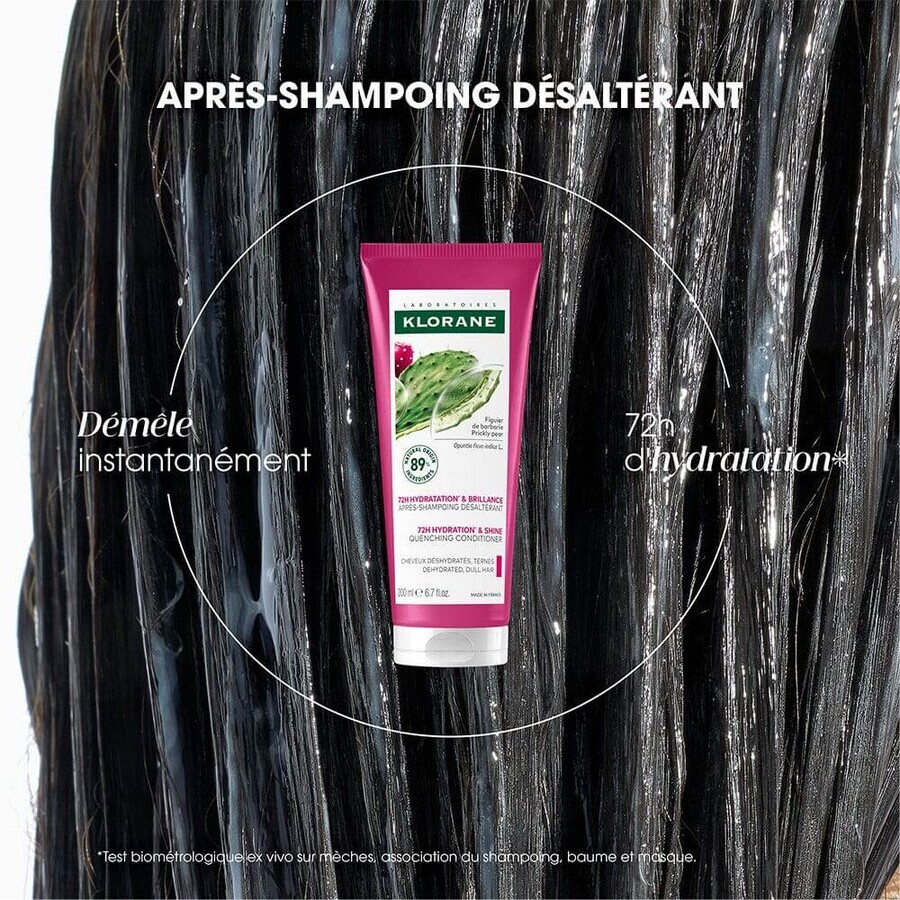 Klorane Cactusvijg 72h Hydraterende en Glanzende Conditioner 200 ml Klorane Cactusvijg 72h Hydraterende en Glanzende Conditioner 200 ml