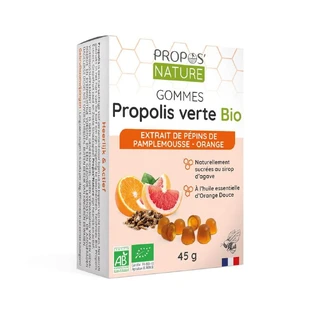 Propos'Nature Bio Groene Propolis Gom Grapefruitzaad en Sinaasappel 45g