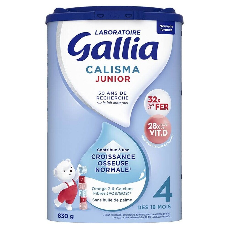 Gallia Junior 4 Leche en Polvo a partir de 18 meses 830g