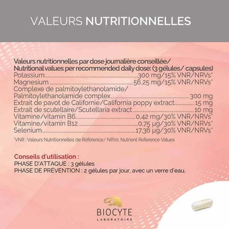 Biocyte Health Muscle Relaxation x45 capsules