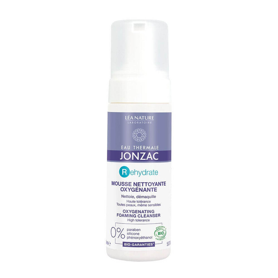 Eau thermale Jonzac REhydrate Oxygenating Cleansing Mousse Bio 150ml