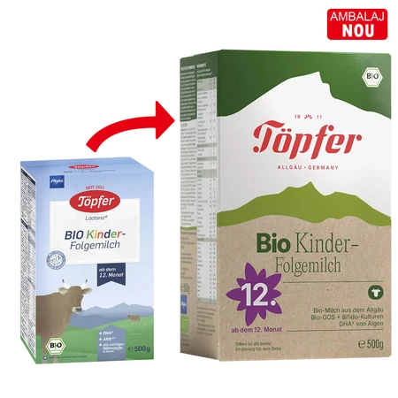 Bio Kinder melkpoeder, +12 maanden, 500 gr, Topfer