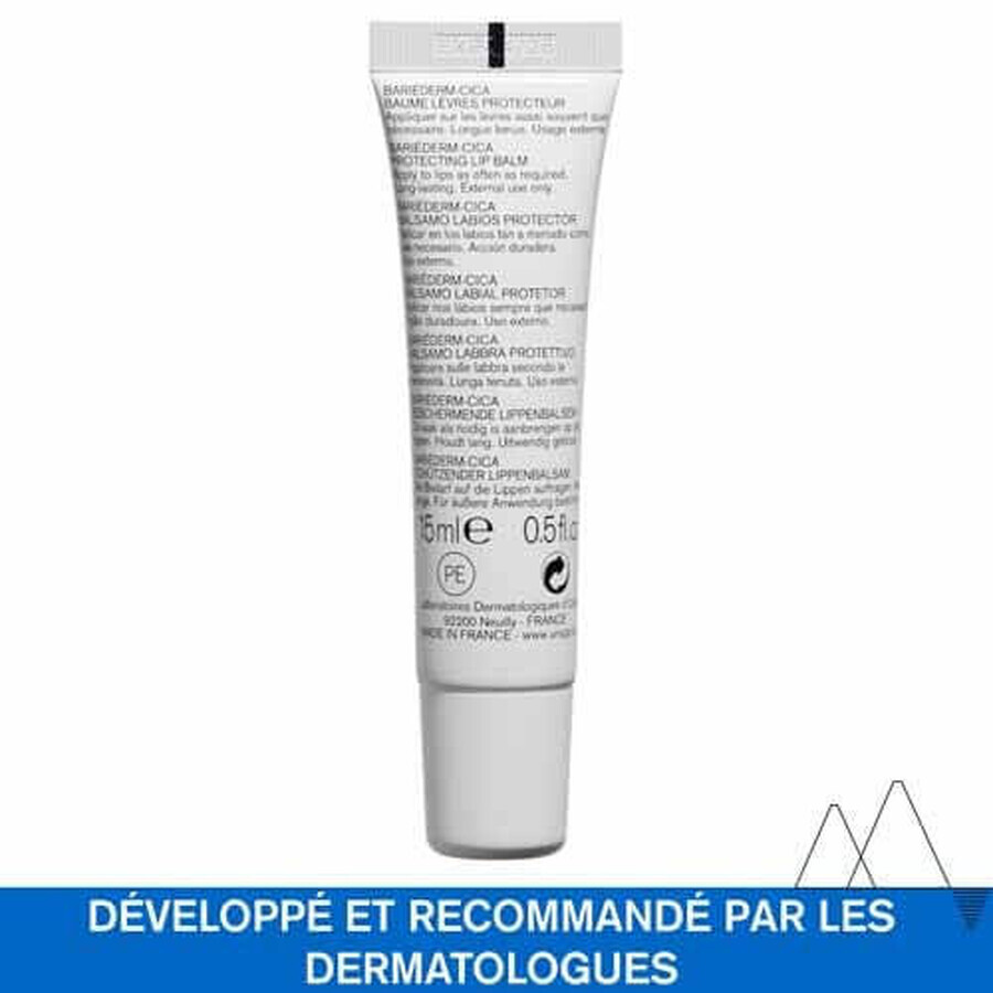 Uriage Bariéderm-Cica Balsamo Riparatore Labbra Secche e Danneggiate 15ml