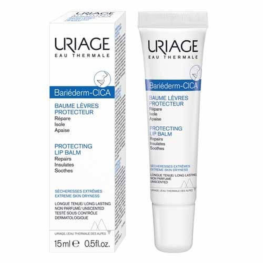 Uriage Bariéderm-Cica Balsamo Riparatore Labbra Secche e Danneggiate 15ml
