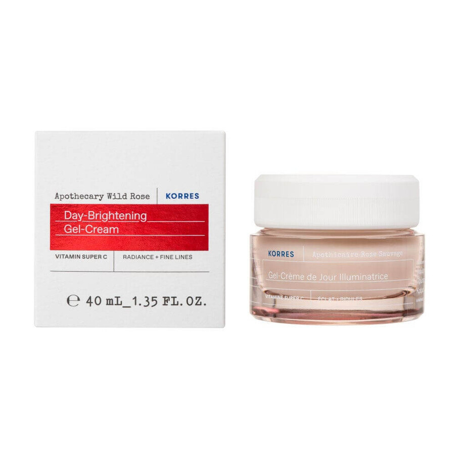 Winkel op Korres Wilde Roos Hydraterende en verhelderende gel-crème 40 ml Korres Wilde Roos Hydraterende en verhelderende gel-crème 40 ml