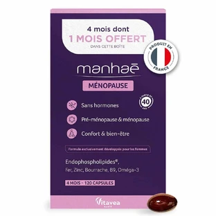 Manhaé Hormonfreie Menopause 120 Kapseln