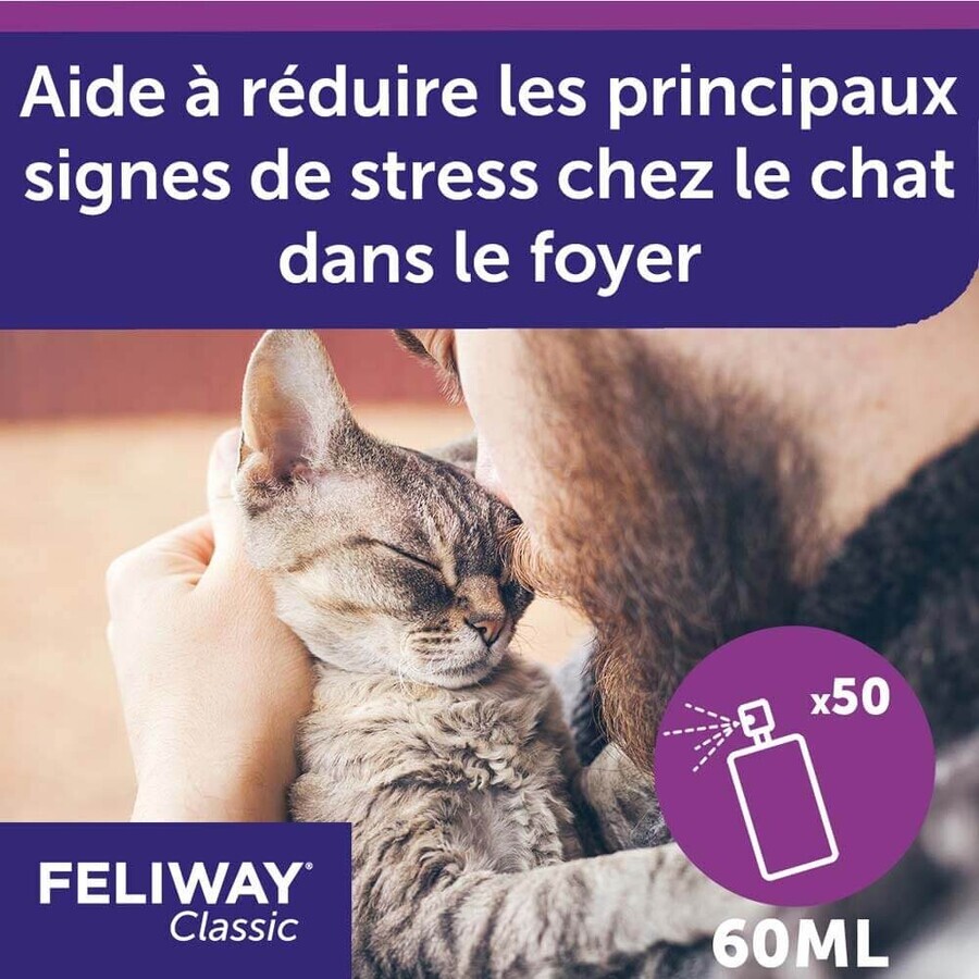 Feliway Classic Pheromone Spray Solution Cat 60 ml Feliway Classic Pheromone Spray Solution Cat 60 ml