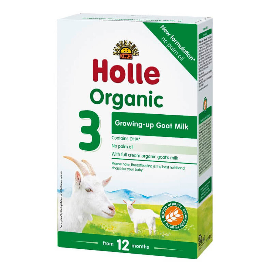 Goat milk powder formula Organic 3, 10 months, 400 gr, Holle Baby Food