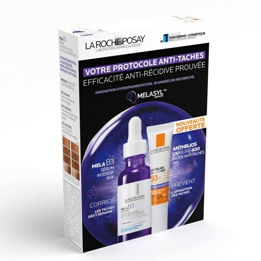 Shop La Roche-Posay Toleriane Geschenkset Melasyl™ Intensives Gesichtsserum + Anthelios SPF50 Anti-Flecken-Creme 45ml La Roche-Posay Toleriane Geschenkset Melasyl™ Intensives Gesichtsserum + Anthelios SPF50 Anti-Flecken-Creme 45ml